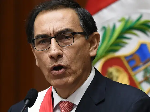 Presidente Vizcarra convoca a pleno del Congreso para debatir remoción de todo el CNM