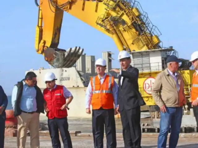Presidente Vizcarra participa en inicio de obras de construcción del Puerto de Pisco