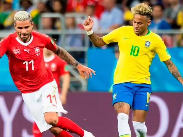 Mundial Rusia 2018: Brasil solo pudo empatar 1 a 1 con Suiza