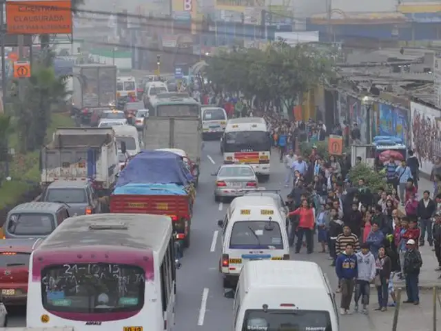 Según municipio de Lima solo el 20% de transportistas acata paralización