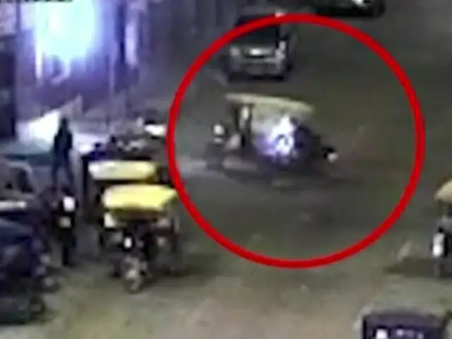 Piura: mototaxista choca aparatosamente con motociclista en Paita