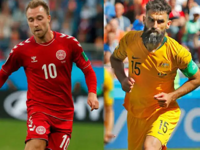 Dinamarca vs Australia: Empate 1-1 da chance a Perú antes del duelo con Francia