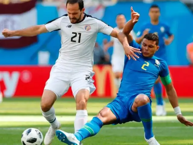 Costa Rica quedó fuera del Mundial tras perder 2-0 con Brasil