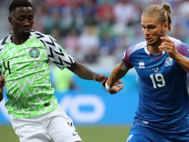 Mundial Rusia 2018: Nigeria vence 2-0  a Islandia
