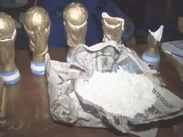 Capturan banda "narco campeones" que transportaba cocaína en Copas del Mundial
