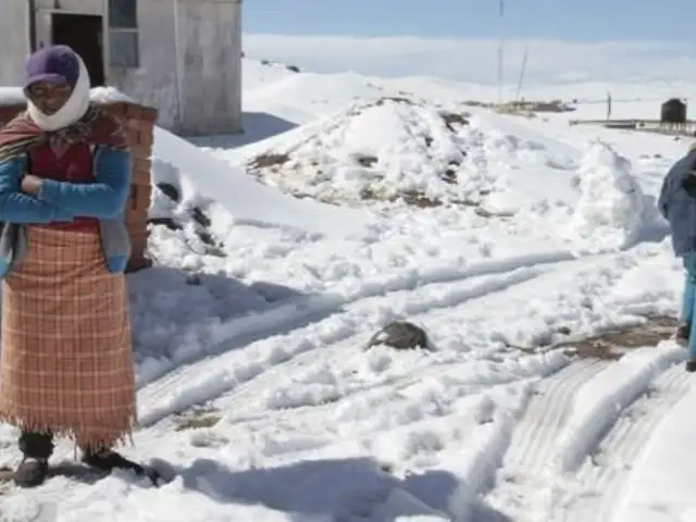 Gobierno declara en emergencia 122 distritos por heladas y nevadas