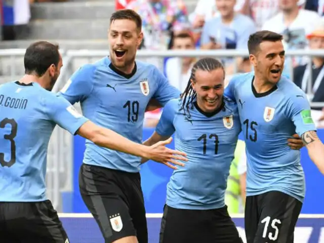 Uruguay vs Rusia: Charrúas golearon 3-0 y pasan liderando Grupo A
