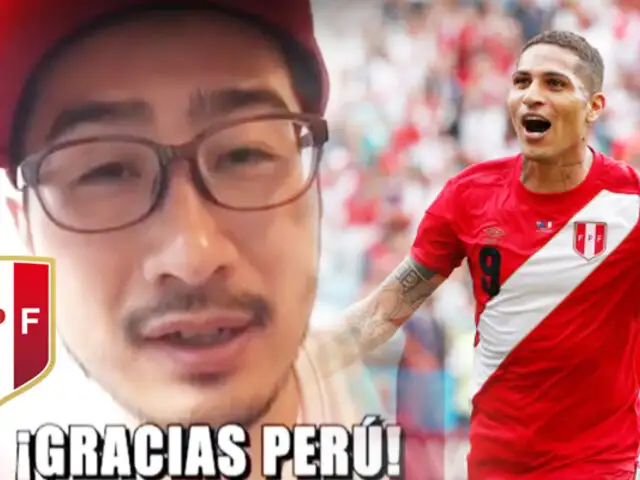 Japonés confundido con el TAS celebra victoria peruana ante Australia