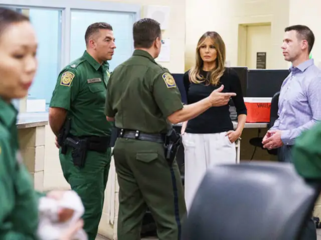 EEUU: Melania Trump llegó a Arizona para visitar a niños inmigrantes