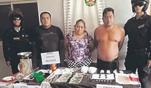 Piura: policía detiene a familia comercializadora de drogas en Chulucanas