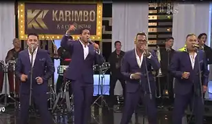 Karimbo y su A Conquistar pusieron a bailar al público de Andrés Hurtado