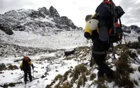 Áncash: montañista alemán que cayó a grieta de 30 metros fue rescatado con éxito