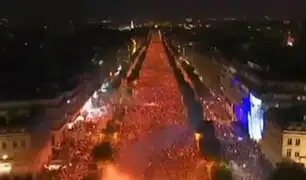 Francia: miles celebran pase a la final del Mundial