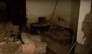 Barrios Altos: familia salva de morir tras derrumbe de pared de adobe