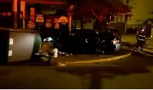 Surco: investigan caso de choque de auto contra quiosco y bodega