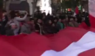 Miles de personas tomaron las calles de Lima durante la marcha contra la corrupción