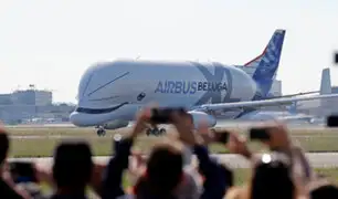 Francia: así fue el primer vuelo del “Avión Ballena" de Airbus