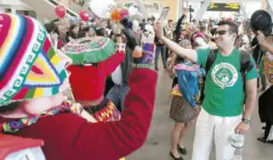 Fiestas Patrias: pasajeros disfrutan de danzas folclóricas en Aeropuerto Jorge Chávez
