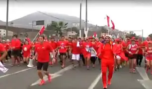 Fiestas Patrias: deportistas corren 14 kilómetros por 28 de julio