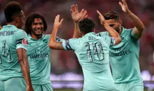 Arsenal salió victorioso 5-1 frente a PSG por la International Champions Cup