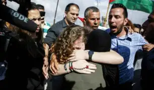 Adolescente símbolo de protestas en Palestina fue liberada