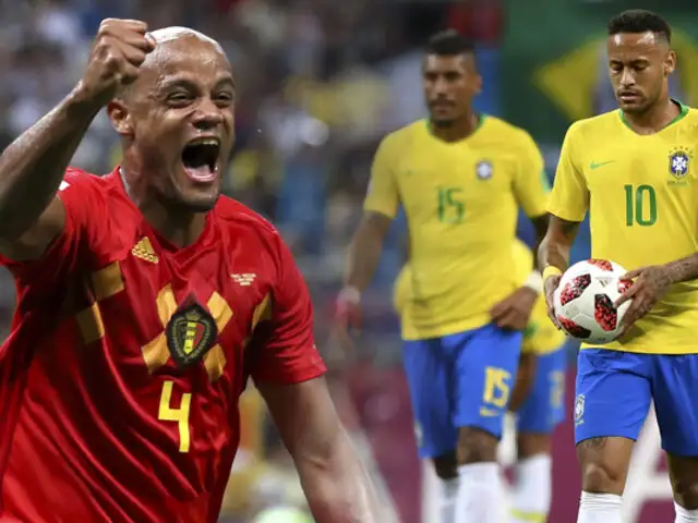 Bélgica vence 2-1 a Brasil y lo saca del Mundial Rusia 2018