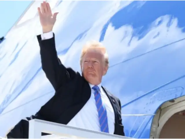 EEUU: Trump llegó a Bruselas para Cumbre de la OTAN