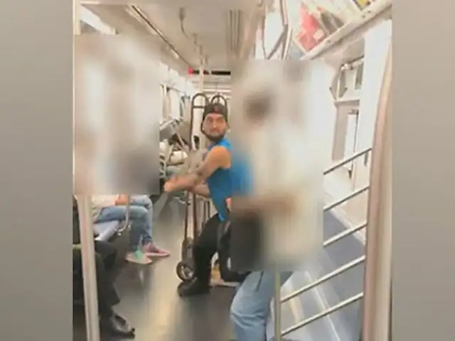 EE.UU: sujeto ataca con tubo de metal a pasajero del metro y lo deja gravemente herido