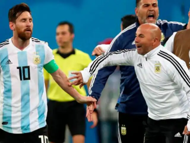 Se filtra discusión entre Messi y Sampaoli durante el Mundial