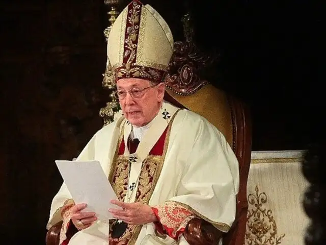 Cardenal Cipriani criticó enfoque de género durante mensaje de despedida