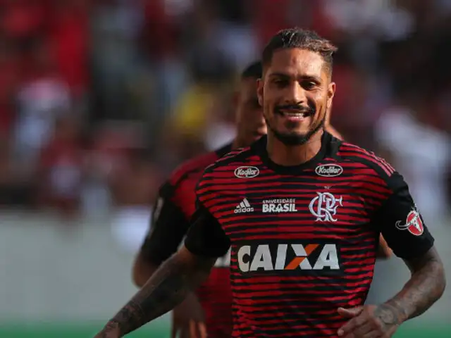 Paolo Guerrero jugó en triunfo del Flamengo