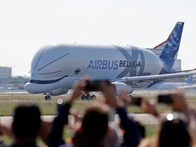 Francia: así fue el primer vuelo del “Avión Ballena" de Airbus