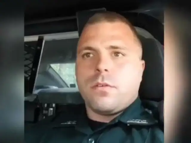 Facebook: “Vamos abuelo”, tierna queja de un policía contra un lento ‘conductor’ es viral [VIDEO]