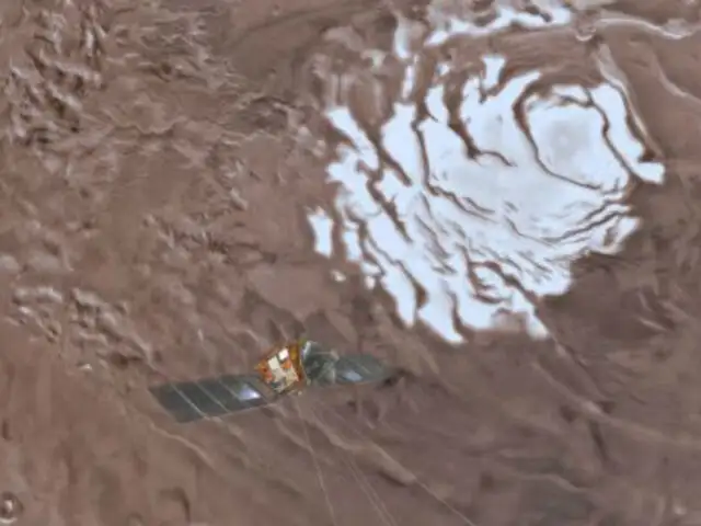 Descubierto un lago de agua líquida en Marte