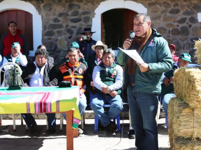 Arequipa: Ministerio de Agricultura lleva ayuda a zonas afectadas por heladas
