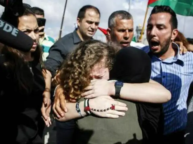 Adolescente símbolo de protestas en Palestina fue liberada