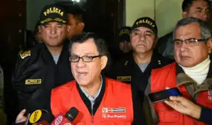Ministro del Interior brinda detalles sobre megaoperativo en La Victoria