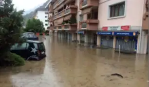 Reportaron lluvias torrenciales en Suiza