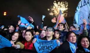Argentina: miles salieron a celebrar la "no" despenalización del aborto