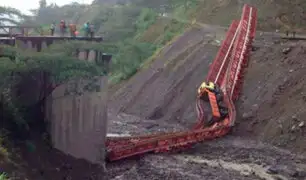 Puente colgante está a punto de desplomarse en Huancayo