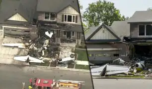 EEUU: hombre pierde la vida al estrellar avioneta contra su propia casa
