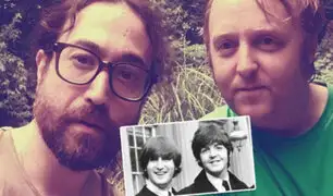 Sangre de Beatles: los hijos de John Lennon y Paul McCartney se sacaron selfie juntos