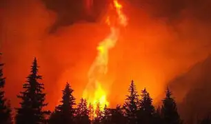 EEUU: publican imágenes de Tornado de Fuego durante incendio forestal en California