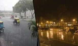 Torrencial lluvia de casi 5 horas de duración sorprende a la ciudad de Iquitos