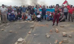 Chiclayo: pobladores bloquean vía en protesta contra directivos de azucarera Tumán