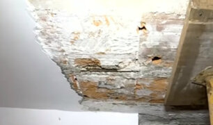 Miraflores: vecina mortificada tras filtraciones en su vivienda causada por edificio aledaño