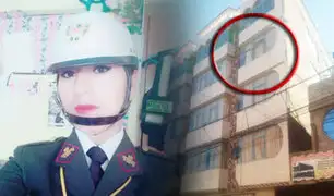 Juliaca: mujer policía cae por la ventana de un cuarto piso de inmueble