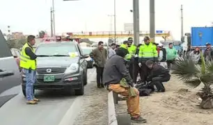 Dos hombres fallecieron en diversos puntos de Lima por no usar puente peatonal