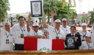 Iquitos: se bate nuevo Récord Guinness de Mazamorra de Fruta hecha con Aguaje