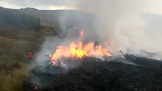 Incendio forestal de más de 20 hectáreas causa alarma en Cajamarca
